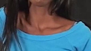 Beautiful Black Girl Marie Chantelle Savors Cum in Mouth After a Prolonged Girl Masturbation Indulgence