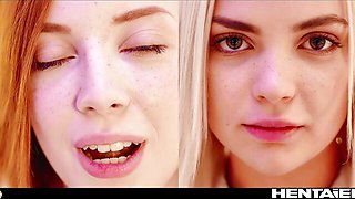 Radiant Lika Star and Lottie Magne's obedient dirt