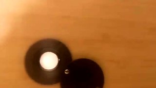 Cute amateur asian web cam girl playing with her toy
