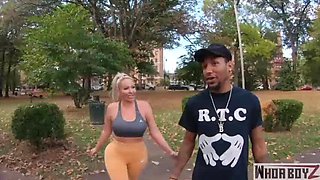 Uptown Jenny: Outdoor BBCP encounter with a big-dicked stranger