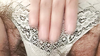 stepmother has an orgasm wetting her panties