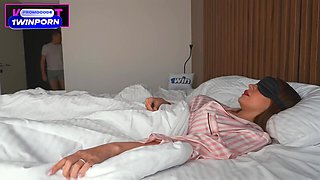 Blindfolded step mother hot video