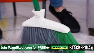 Fool stepbro makes a fantasy, turns invisible, and nails his three dumb, hot stepsisters