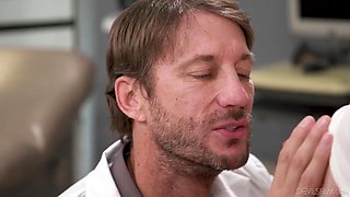 Cuckold Husband Watches His Doctor Fucking His Hot Wife! With Kay Lovely