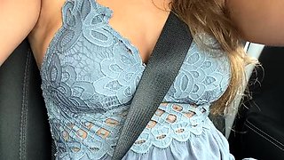 Dani Daniels Public Car Masturbation
