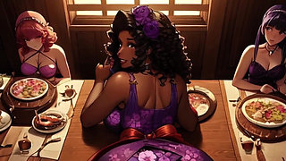 My Woman Was Sitting on My Lap Wearing a Dress so I Snuck My Dick Inside Her in Front of Everyone on Thanksgiving