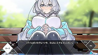 The Girl In The Organization Comforts Herself With Her Abilities And, Sharing The Pleasure - Car Toon