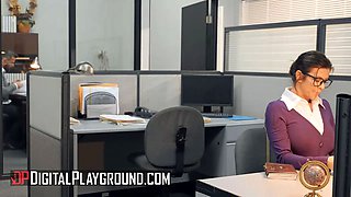 Digitalplayground - cougar Alexis Fawx discovers a magical book that turns her boring routine into an softcore venture