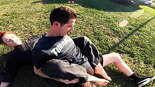 Martial Fetish - Alexis Luna outdoor black gi mixed