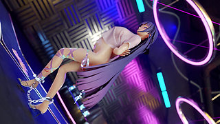 [MMD] Thunderbolt beautiful girl R18 pregnancy obscene miniskirt anal plug + EEVEE boutique naked dance