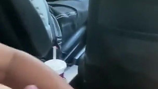 Sucked Her Stepson While the Cuckold Was Driving