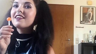 Amateur blondie solo anal masturbation