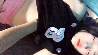 Asian School Girl Goes Wild Camping with Seniors