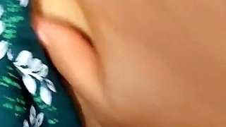 Romance with Cute Step-sis, Touch Her Hairy Pussy - Asian Hot Couple