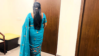 Indian lady tuition teacher allowed her Besharam male student to fuck and cum inside her pussy with clear hindi conversation