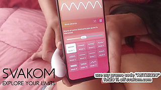 My First Video Masturbating, I Got Too Excited with the Svakom Cici 2 Vibrator