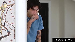 PAWG MILF London River Catches Step Son Spying & Jerking To Her Big Ass in Yoga Pants