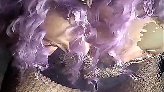 Ebony Wife Sucks Two Cocks to Get Sperm for Her Tits 1