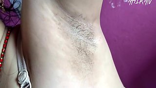 The Sexy Girl On Bed. Review And Forplay With Sexy Legs And Ass In Bedroom