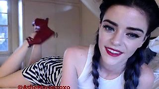 Cute blonde amateur webcam teen masturbating