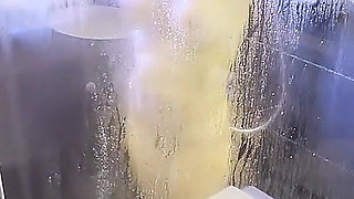 German Slim Step-sister with Big Tits Caught in Shower and Seduce to Fuck