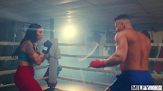 Dana's long legs sex