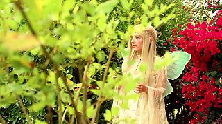Cosplay with petite Russian teen beauty