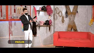 Tanya Virago's kinky shaved pussy is all that keeps young Czech guy from shame