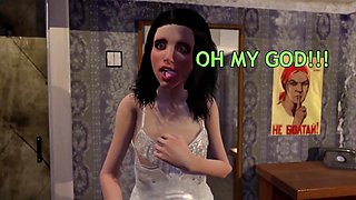 A diminutive trunk inserting out from under the sundress made the futa Cougar highly blessed - animated hermaphroditism on femboy