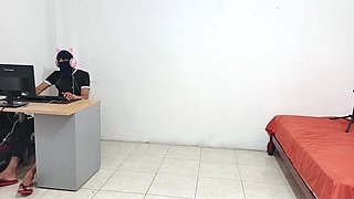 I Masturbate My Cock After My Stepsister Turns Me on