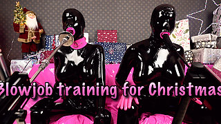 Blowjob Training for Christmas