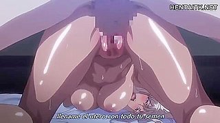 Busty Hentai Chick Takes A Good Hard Fucking In Bed