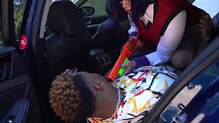 Interracial Car Wash Fuck with Virgo Peridot