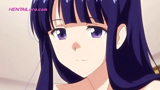 Shy big boobs [censored] finally takes her crush's virginity ◌ HENTAI Porn