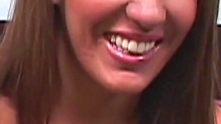 A Terrace Voyeur Is Peeking at Them While She Is Busy Indulging in a Blowjob.