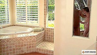 Washing Away Inhibitions With Latin Lover With Angel Rock And Marcus Ruhl