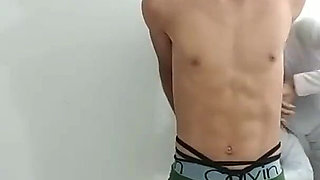 Restrained, Panty Gagged and Punished Under Maria's Stinky Feet!