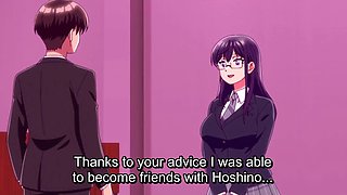 Hentai Room of Guilty Pleasure: Sexy Buxom Nerdy Student Lets Her Teacher Fuck Her In the Lecture Hall