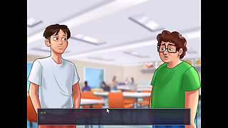 Summertime saga - got a boner everytime i saw boobs