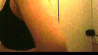 Busty brunette solo masturbation