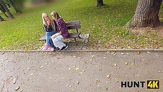 Hunt4k. 2 hot russian lesbians came on a job audition and accomplished sexual venture with a stranger