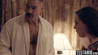 Crazy teenager entices a mature married guy