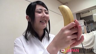 Skinny Japanese Cougar POV Sex