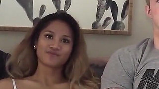 Blondie and Asian Split Open by Huge Cock!