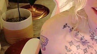 Cute Gamer Girl Loses a Bet and Ends up Moaning - Bet-loss Fantasy