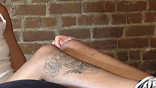 Cruella's Blindfolded Slave Cheating Blowjob - (dreamgirls in Socks)