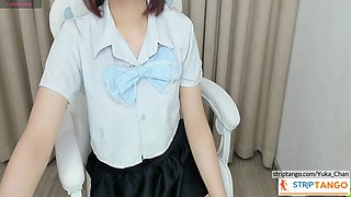 Shy Japanese on striptango com chat