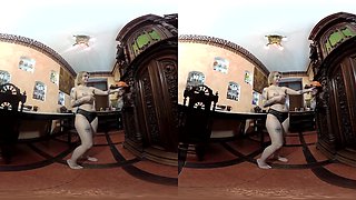 Jessica Masturbates Her Pussy On Big Table - Tattooed Amateur Solo Model Fingering