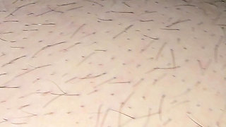 Step mom hand hold tight step son big dick in erection for her husband