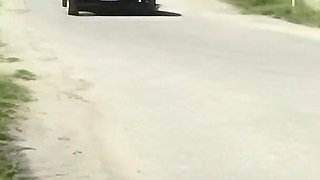 Double Penetration Outdoors for an Uninhibited Slut